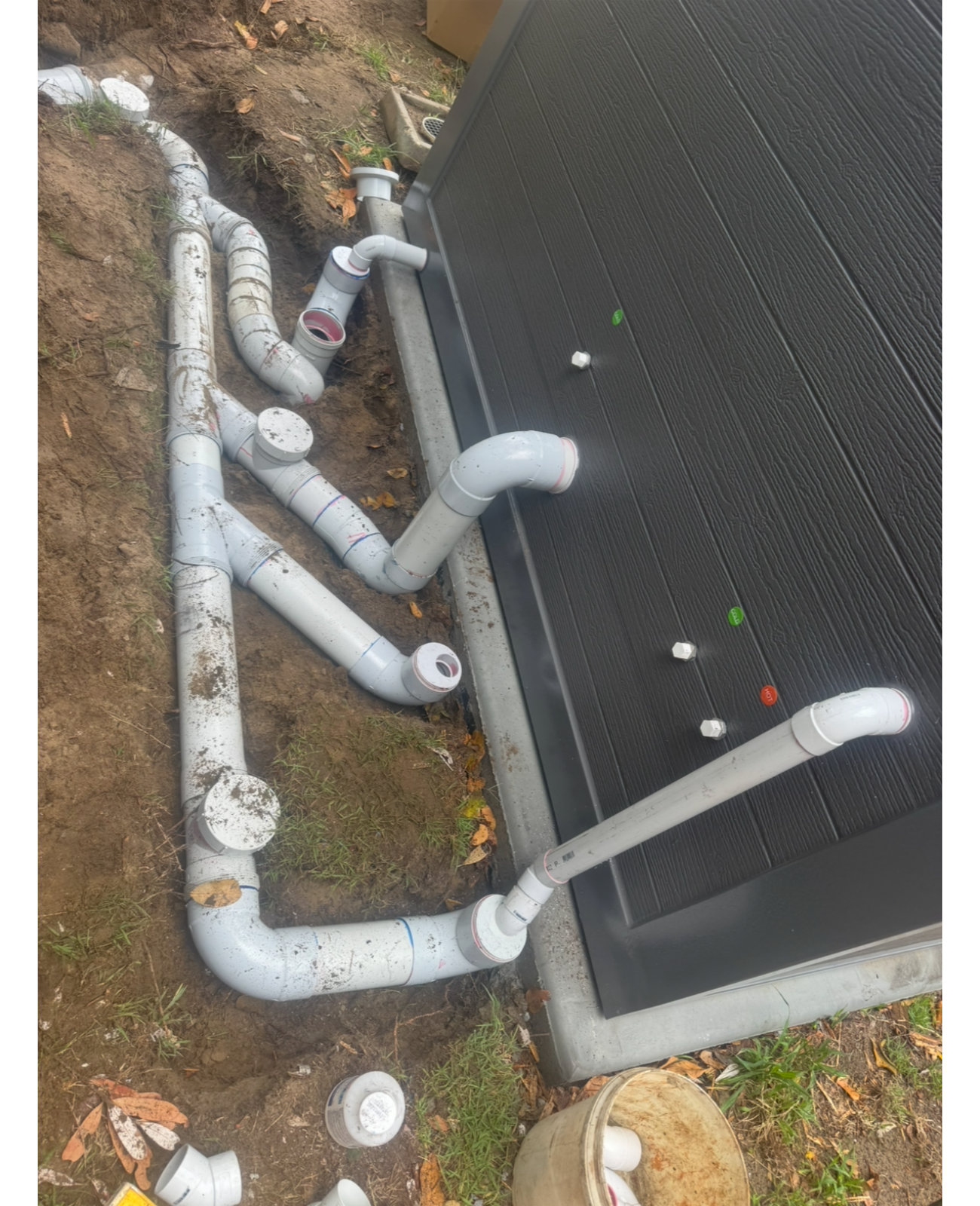 Big Crack Plumbing Work Example 2