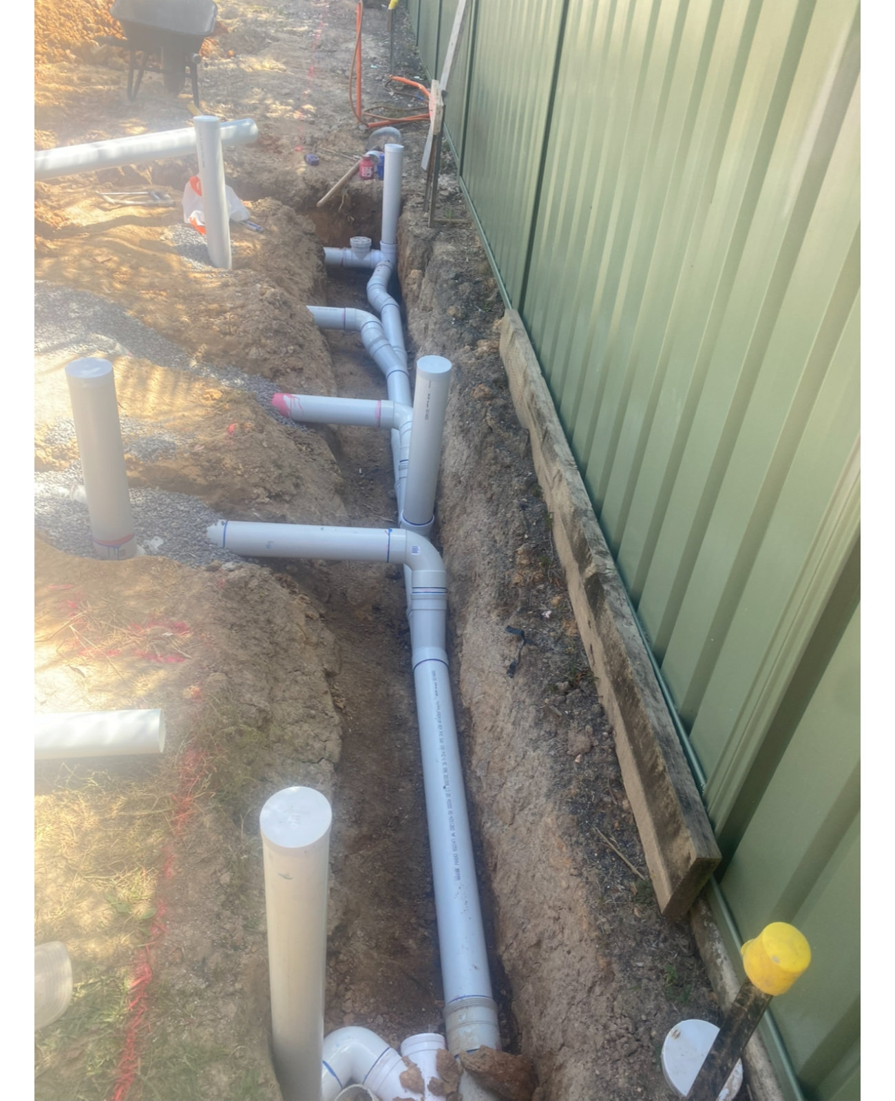 Big Crack Plumbing Work Example 5