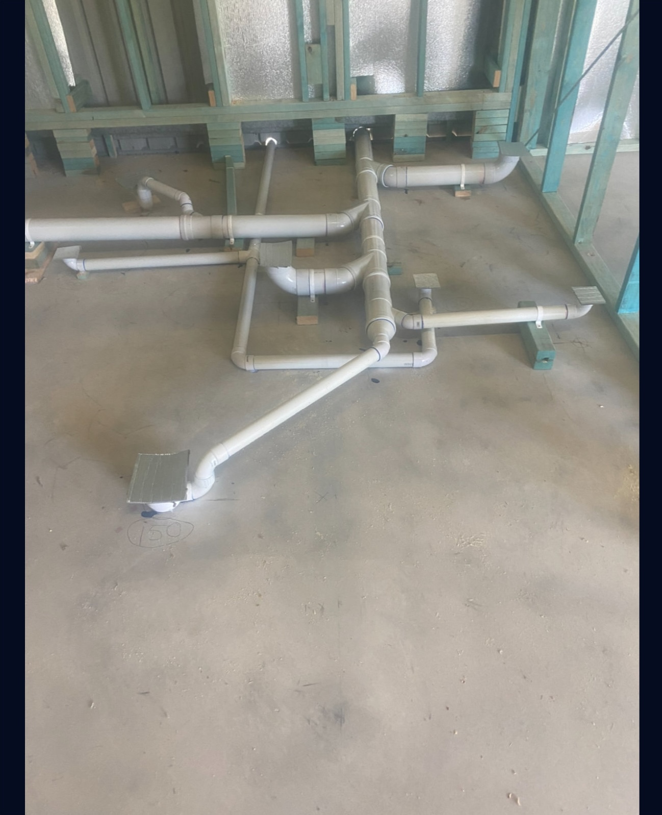 Big Crack Plumbing Work Example