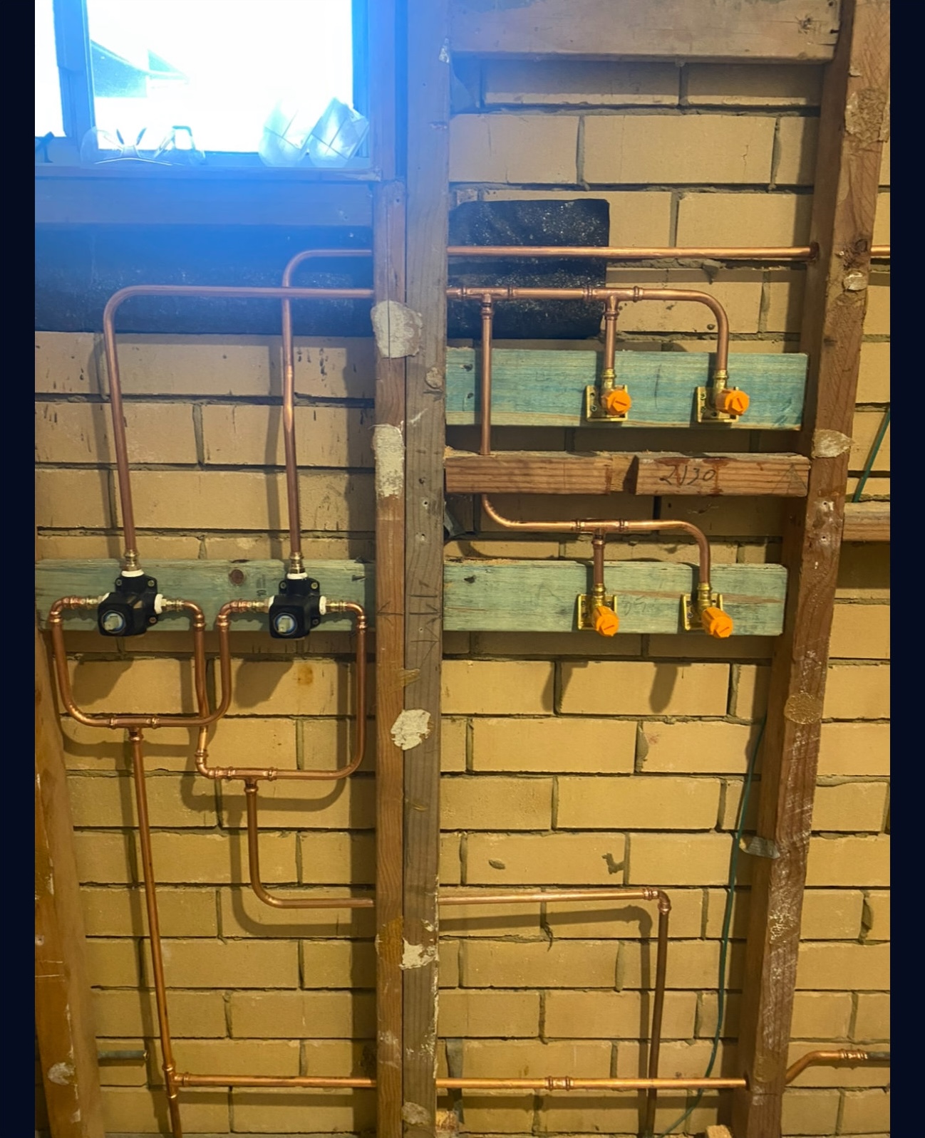 Big Crack Plumbing Work Example